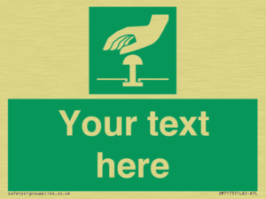 Custom Safe condition: Emergency stop button